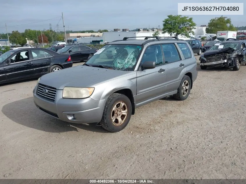 2007 Subaru Forester 2.5X VIN: JF1SG63627H704080 Lot: 40492386