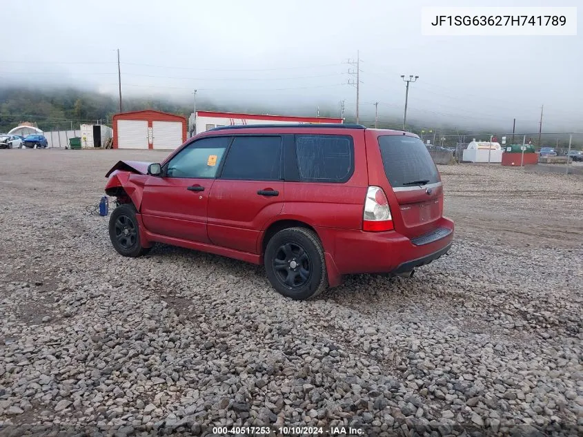 JF1SG63627H741789 2007 Subaru Forester Sports 2.5X