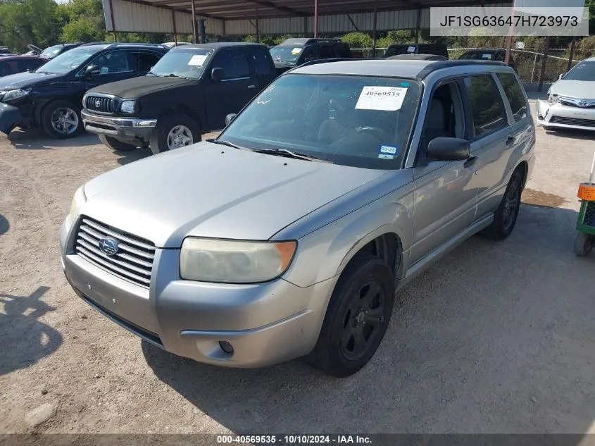 2007 Subaru Forester 2.5X VIN: JF1SG63647H723973 Lot: 40569535