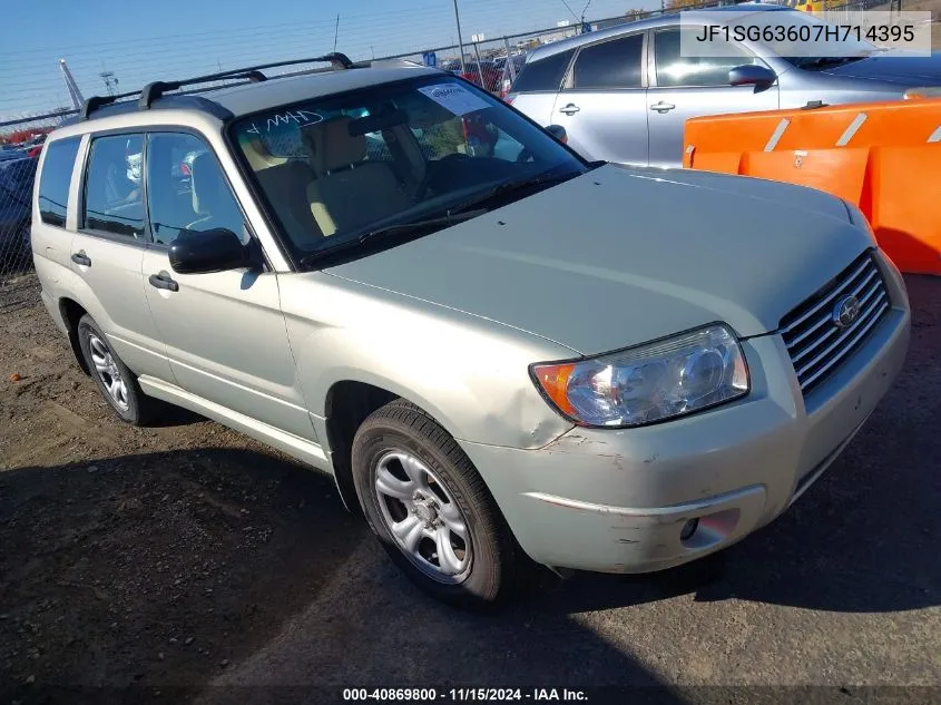 2007 Subaru Forester 2.5X VIN: JF1SG63607H714395 Lot: 40869800