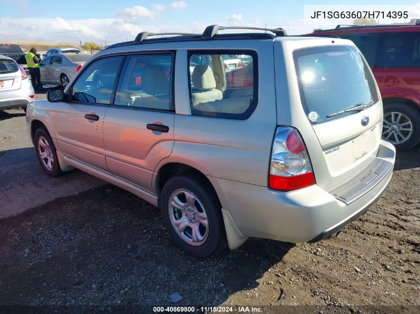 2007 Subaru Forester 2.5X VIN: JF1SG63607H714395 Lot: 40869800