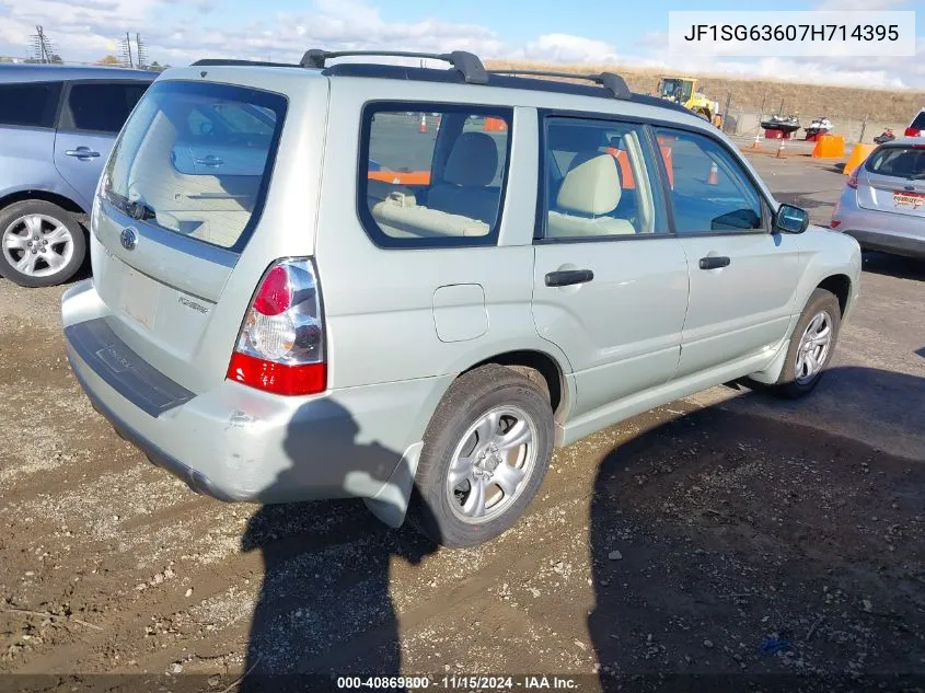 2007 Subaru Forester 2.5X VIN: JF1SG63607H714395 Lot: 40869800