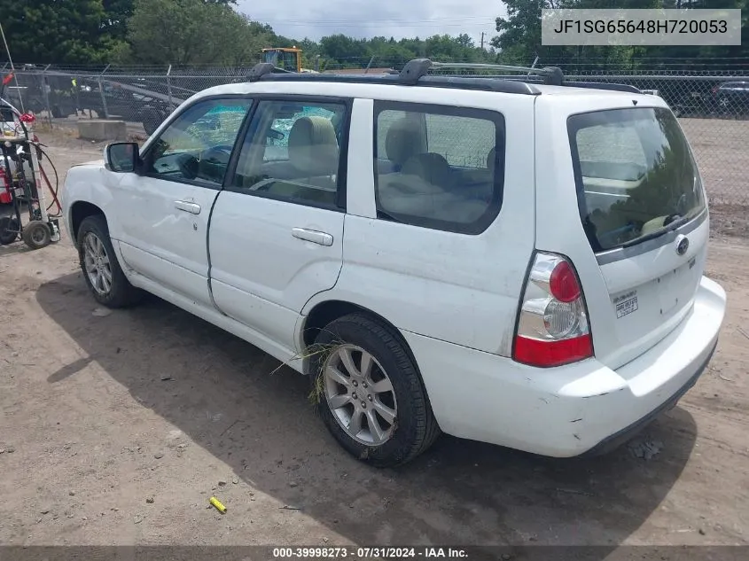 2008 Subaru Forester 2.5X VIN: JF1SG65648H720053 Lot: 39998273