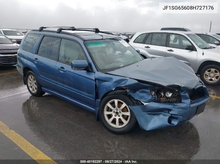 2008 Subaru Forester 2.5X VIN: JF1SG65608H727176 Lot: 40192297