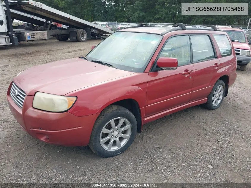 2008 Subaru Forester 2.5X VIN: JF1SG65628H705468 Lot: 40411950