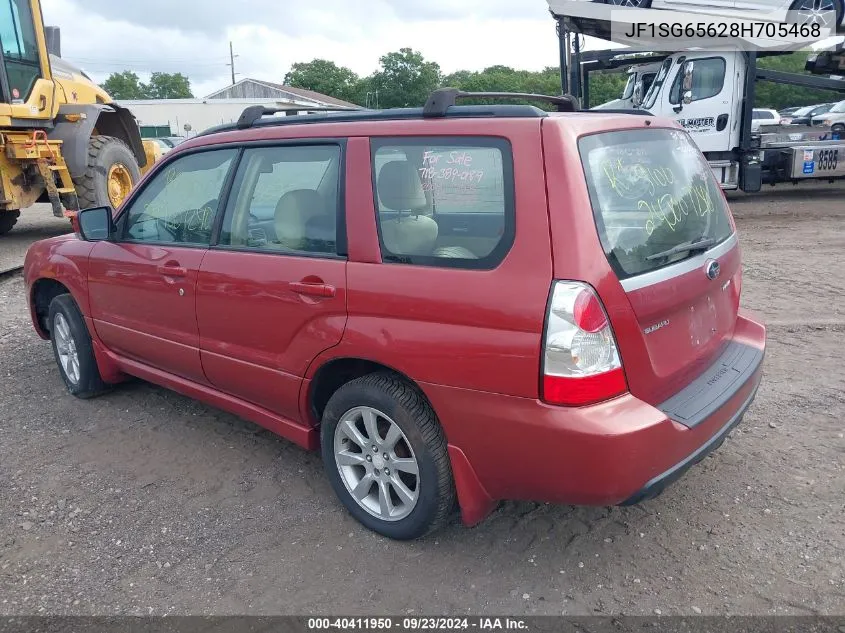 2008 Subaru Forester 2.5X VIN: JF1SG65628H705468 Lot: 40411950