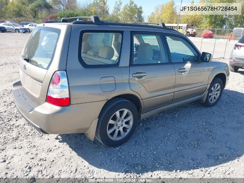 2008 Subaru Forester 2.5X VIN: JF1SG65678H728454 Lot: 40474898