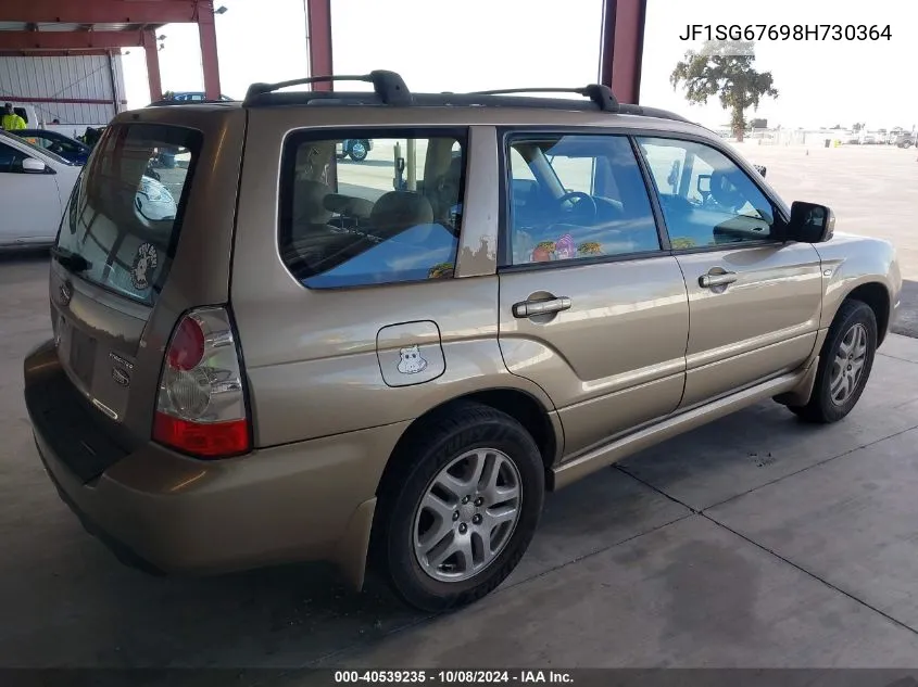 2008 Subaru Forester 2.5X L.l. Bean Edition VIN: JF1SG67698H730364 Lot: 40539235