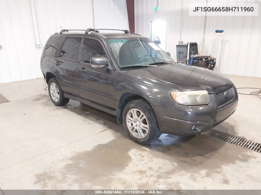 2008 Subaru Forester Sports 2.5X VIN: JF1SG66658H711960 Lot: 40861484