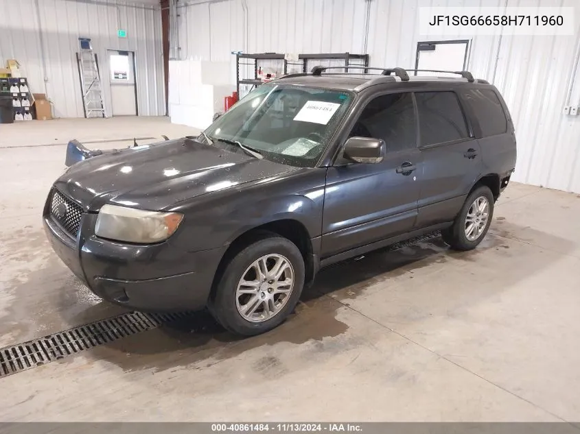 2008 Subaru Forester Sports 2.5X VIN: JF1SG66658H711960 Lot: 40861484