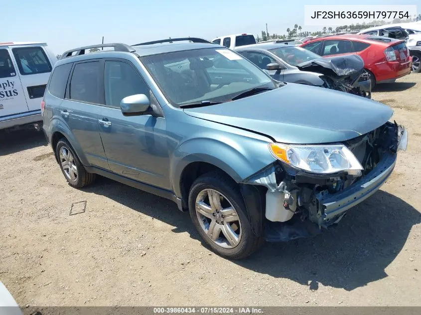 2009 Subaru Forester 2.5X VIN: JF2SH63659H797754 Lot: 39860434