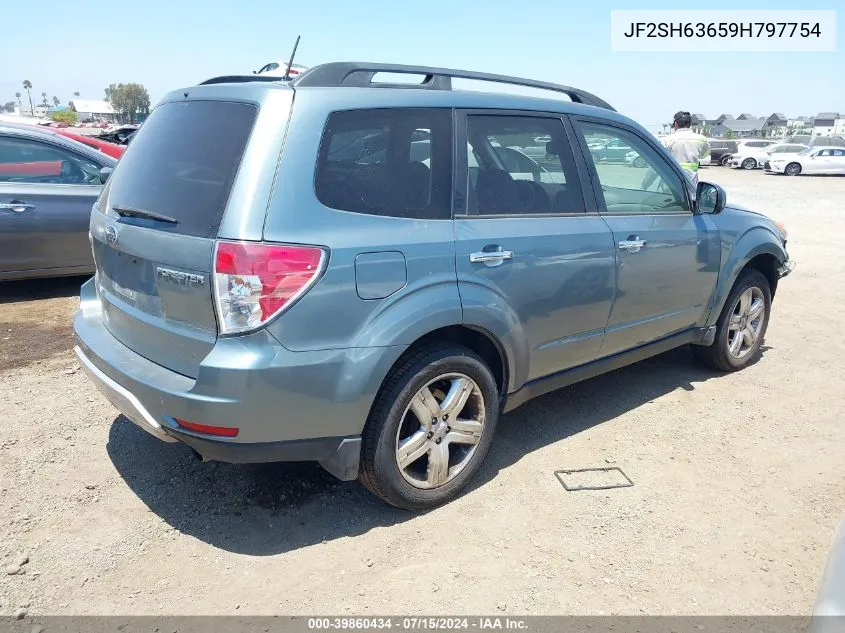 2009 Subaru Forester 2.5X VIN: JF2SH63659H797754 Lot: 39860434