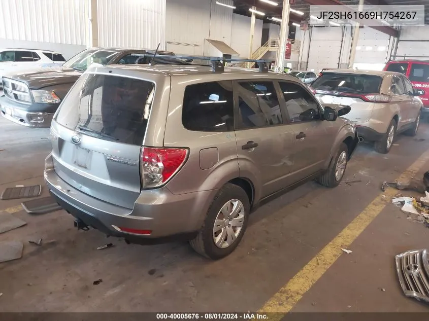 2009 Subaru Forester 2.5X VIN: JF2SH61669H754267 Lot: 40005676