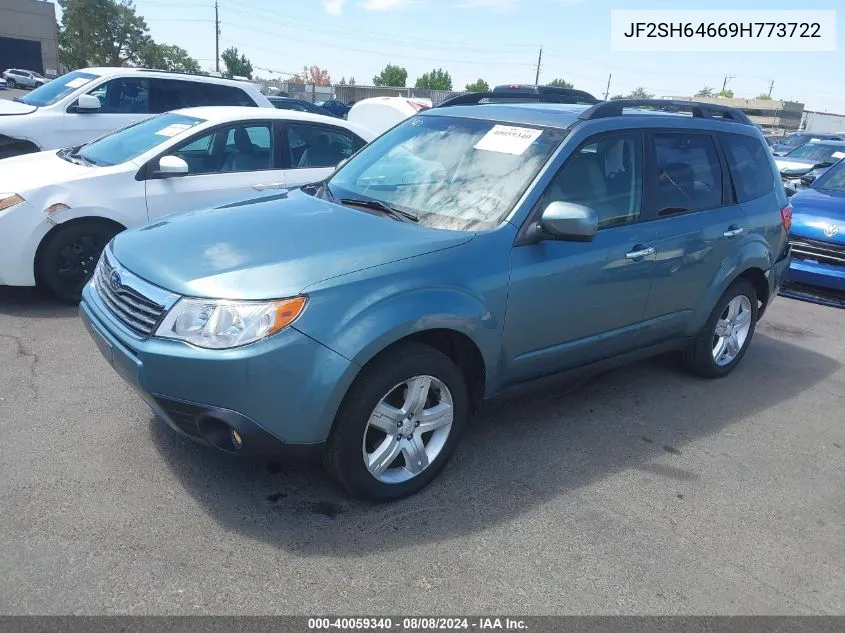 2009 Subaru Forester 2.5X Limited VIN: JF2SH64669H773722 Lot: 40059340