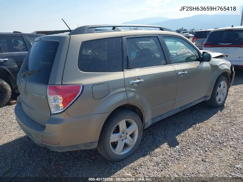 JF2SH63659H765418 2009 Subaru Forester 2.5X