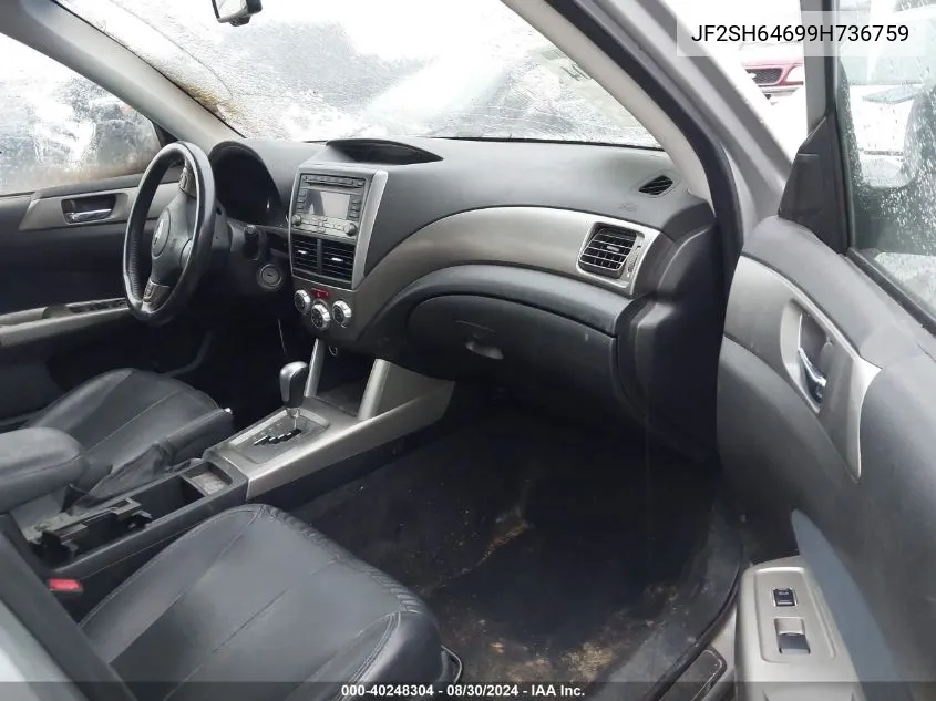 JF2SH64699H736759 2009 Subaru Forester 2.5X Limited