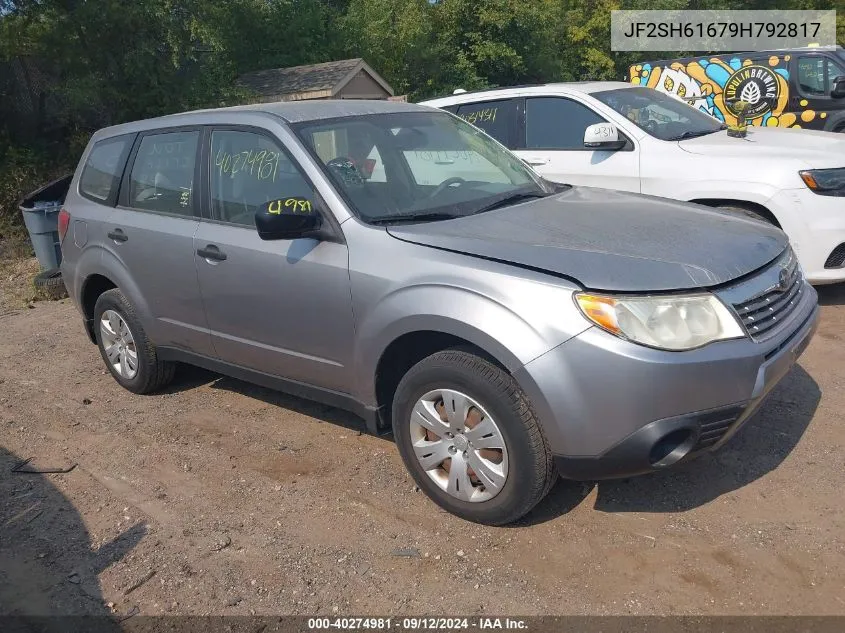 2009 Subaru Forester 2.5X VIN: JF2SH61679H792817 Lot: 40274981