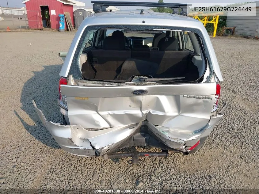 JF2SH61679G726449 2009 Subaru Forester 2.5X