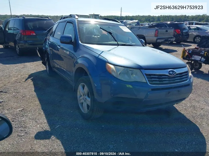 2009 Subaru Forester 2.5X Premium VIN: JF2SH63629H753923 Lot: 40307815