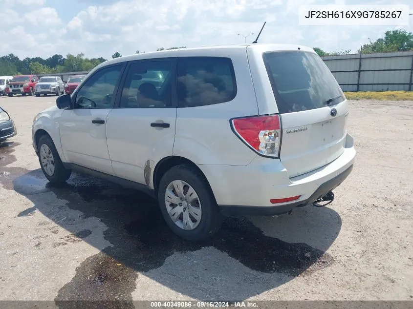 JF2SH616X9G785267 2009 Subaru Forester 2.5X