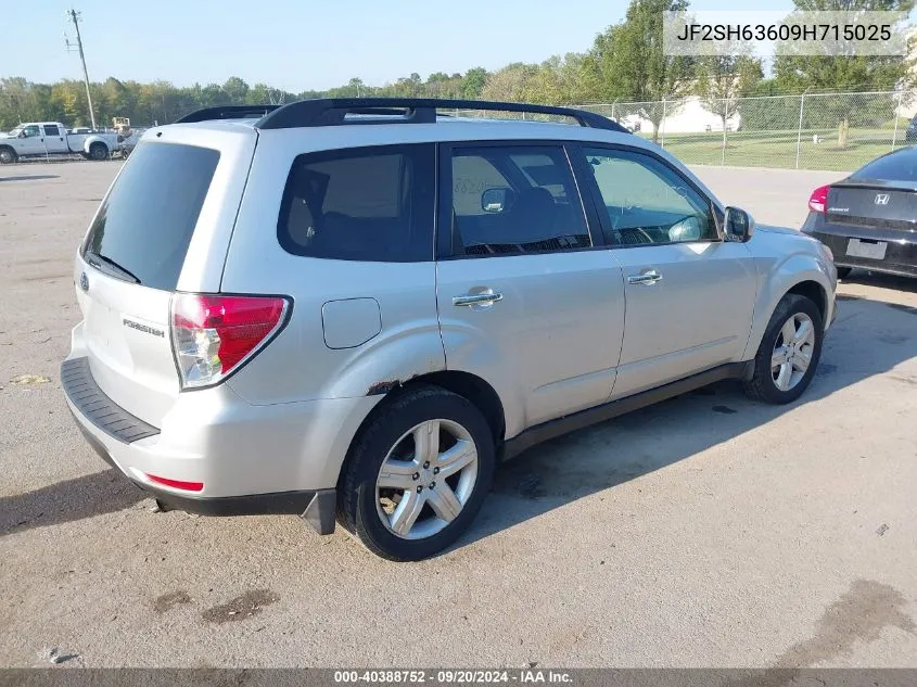 2009 Subaru Forester 2.5X VIN: JF2SH63609H715025 Lot: 40388752