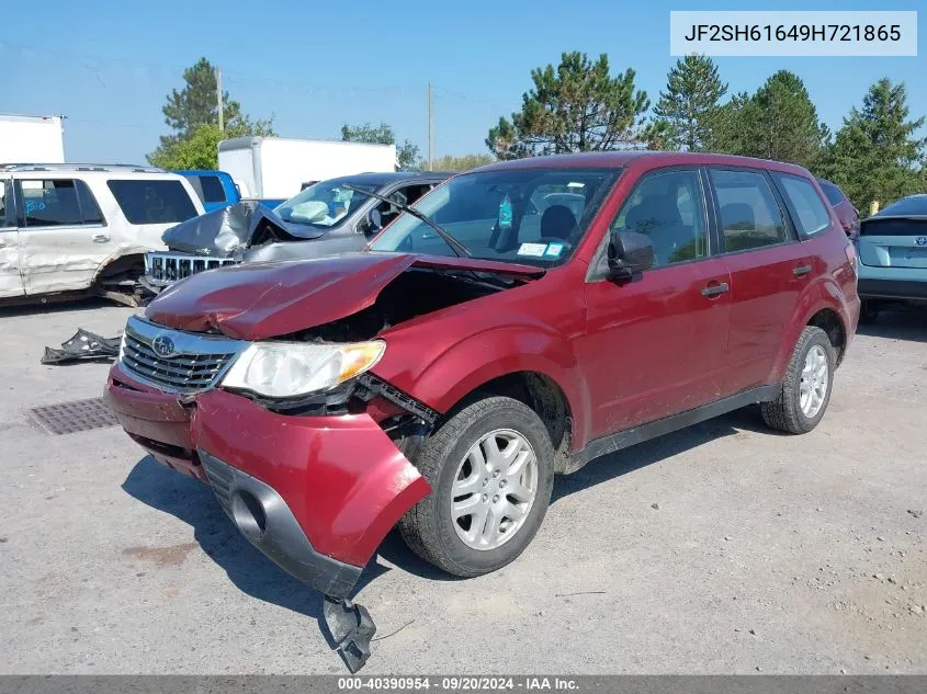 JF2SH61649H721865 2009 Subaru Forester 2.5X