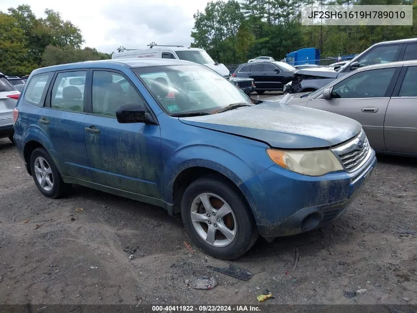 2009 Subaru Forester 2.5X VIN: JF2SH61619H789010 Lot: 40411922