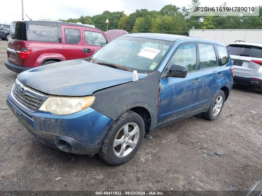 2009 Subaru Forester 2.5X VIN: JF2SH61619H789010 Lot: 40411922