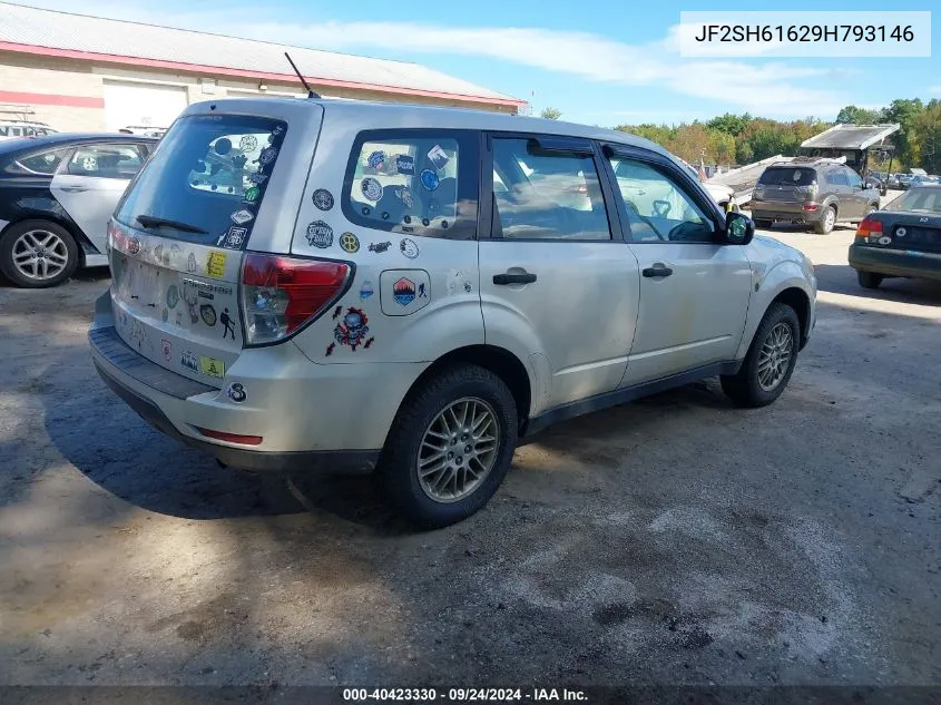 2009 Subaru Forester 2.5X VIN: JF2SH61629H793146 Lot: 40423330