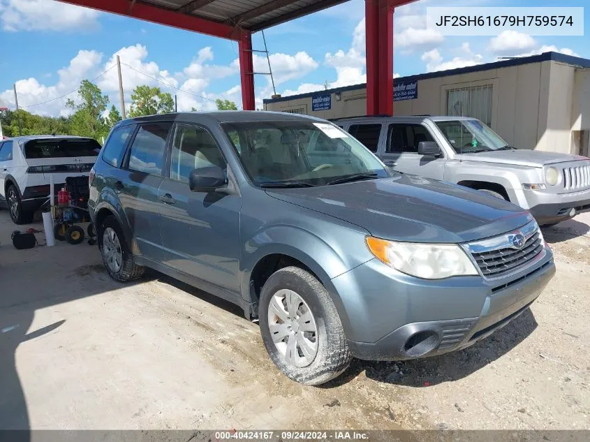 2009 Subaru Forester 2.5X VIN: JF2SH61679H759574 Lot: 40424167