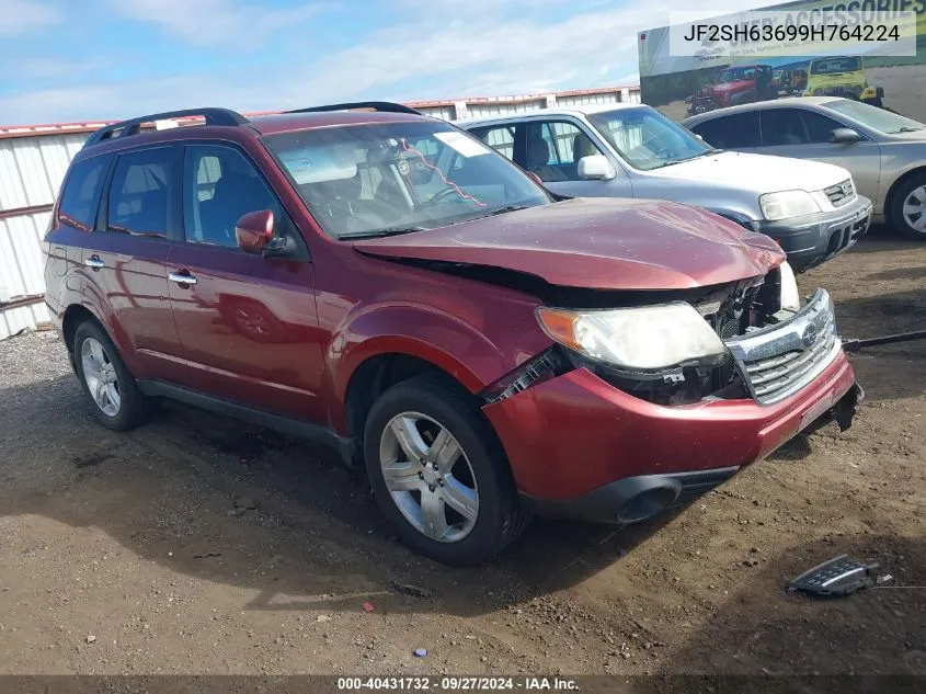 2009 Subaru Forester 2.5X VIN: JF2SH63699H764224 Lot: 40431732