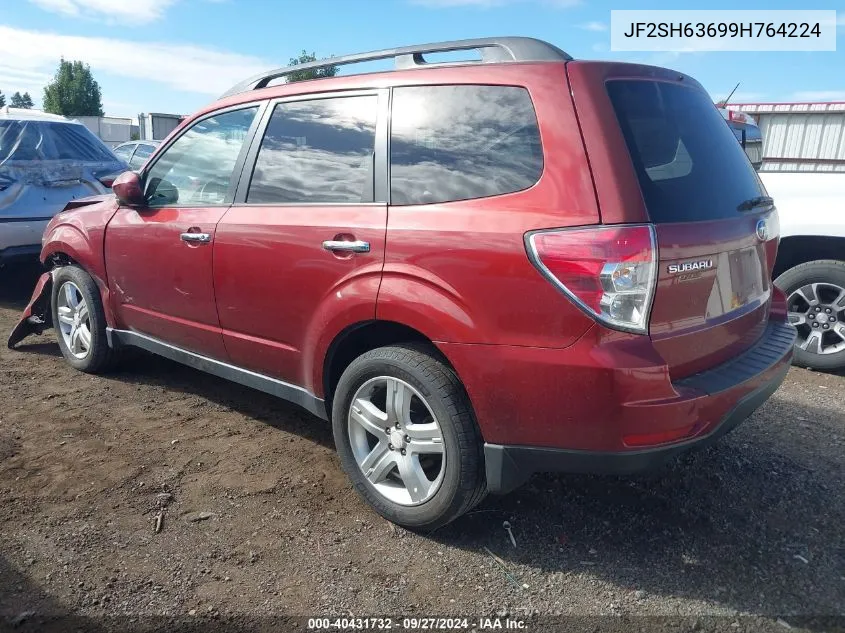 2009 Subaru Forester 2.5X VIN: JF2SH63699H764224 Lot: 40431732