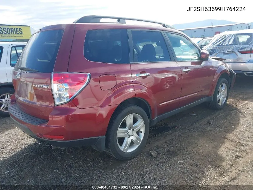 2009 Subaru Forester 2.5X VIN: JF2SH63699H764224 Lot: 40431732