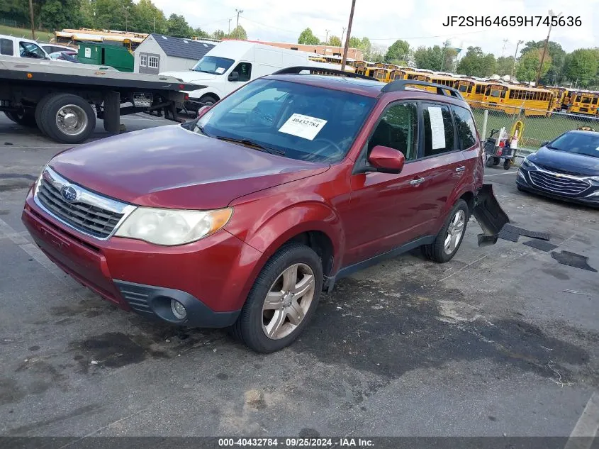 JF2SH64659H745636 2009 Subaru Forester 2.5X Limited