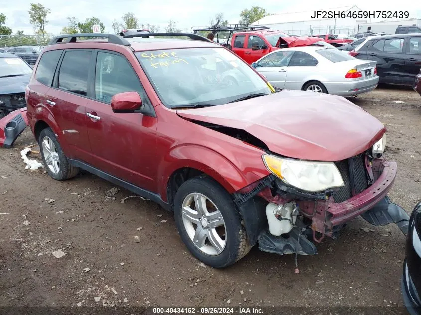 2009 Subaru Forester 2.5X Limited VIN: JF2SH64659H752439 Lot: 40434152