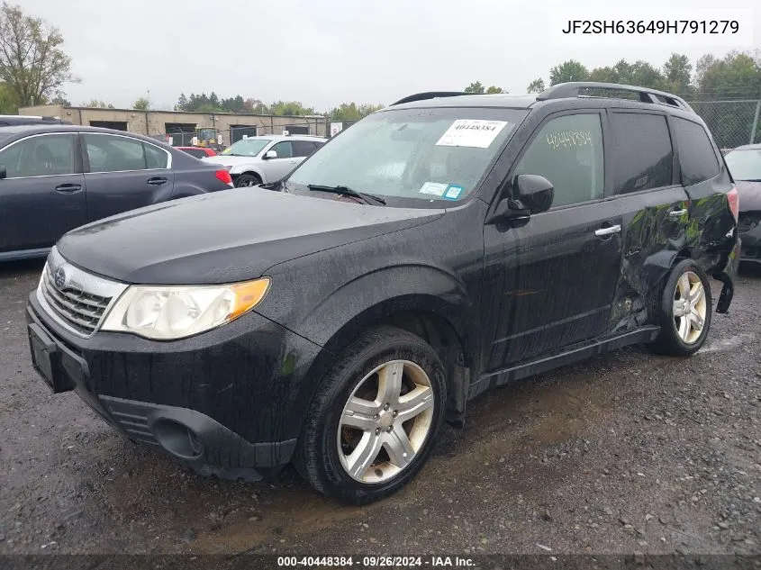 2009 Subaru Forester 2.5X Premium VIN: JF2SH63649H791279 Lot: 40448384