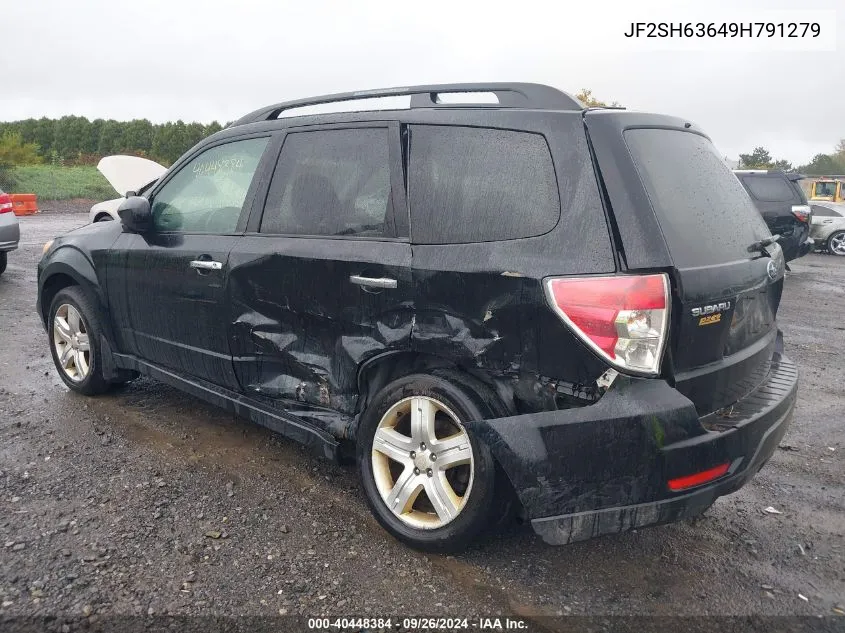 2009 Subaru Forester 2.5X Premium VIN: JF2SH63649H791279 Lot: 40448384