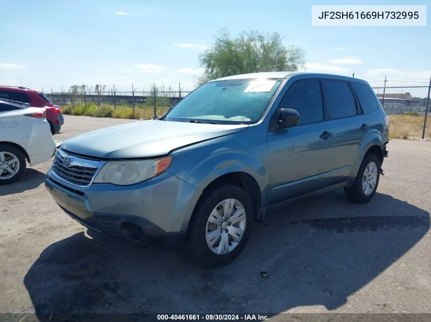 2009 Subaru Forester 2.5X VIN: JF2SH61669H732995 Lot: 40461661