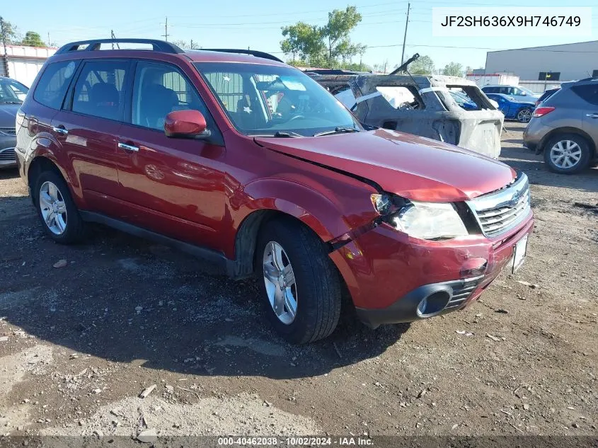 2009 Subaru Forester 2.5X VIN: JF2SH636X9H746749 Lot: 40462038