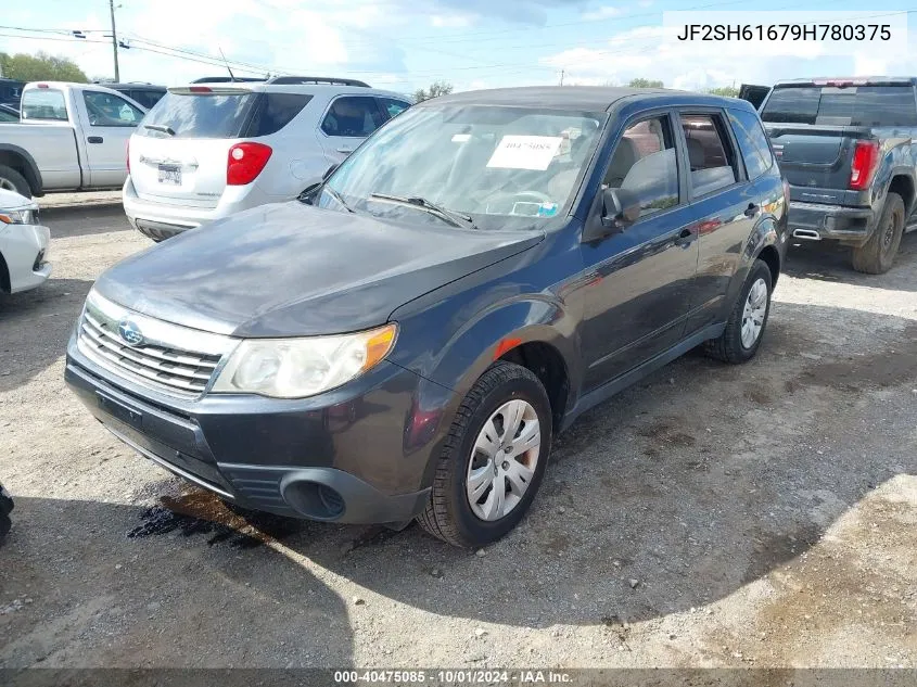 2009 Subaru Forester 2.5X VIN: JF2SH61679H780375 Lot: 40475085