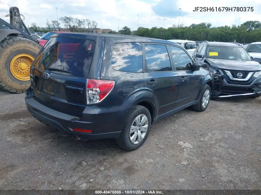 2009 Subaru Forester 2.5X VIN: JF2SH61679H780375 Lot: 40475085