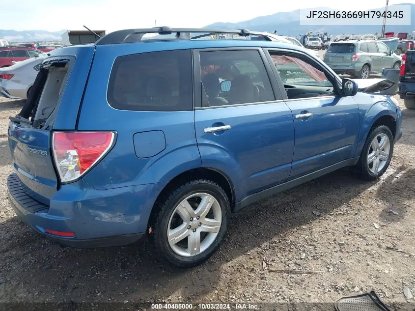 2009 Subaru Forester 2.5X VIN: JF2SH63669H794345 Lot: 40485000