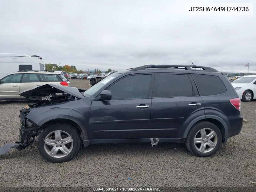 JF2SH64649H744736 2009 Subaru Forester 2.5X Limited