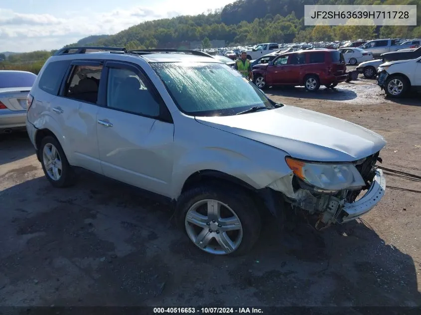 2009 Subaru Forester 2.5X VIN: JF2SH63639H711728 Lot: 40516653