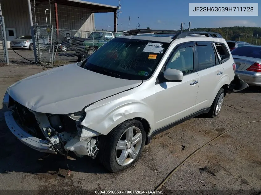 2009 Subaru Forester 2.5X VIN: JF2SH63639H711728 Lot: 40516653