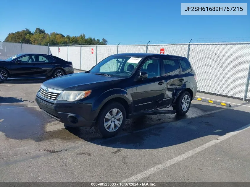 2009 Subaru Forester 2.5X VIN: JF2SH61689H767215 Lot: 40523303