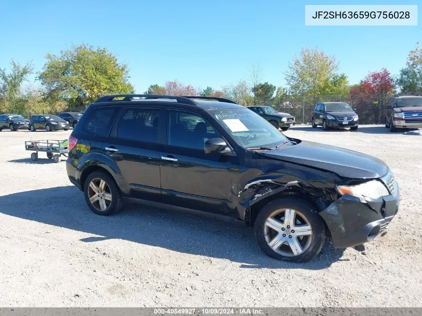 2009 Subaru Forester 2.5X Premium VIN: JF2SH63659G756028 Lot: 40549927