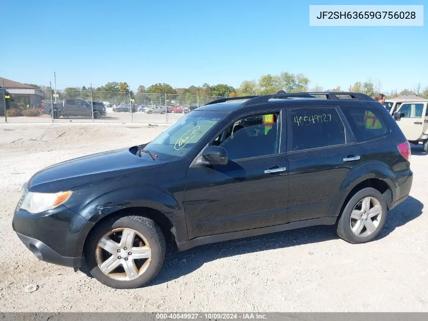 2009 Subaru Forester 2.5X Premium VIN: JF2SH63659G756028 Lot: 40549927