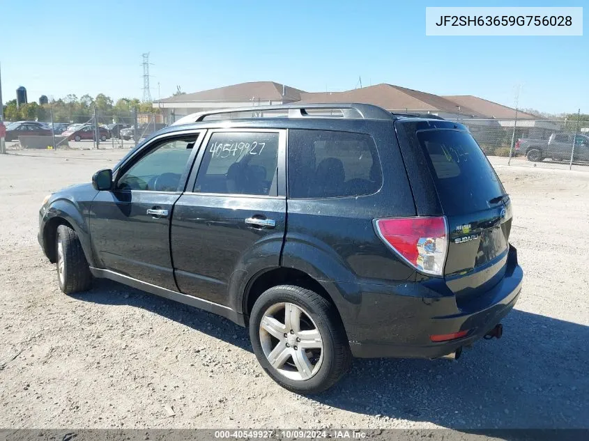 2009 Subaru Forester 2.5X Premium VIN: JF2SH63659G756028 Lot: 40549927