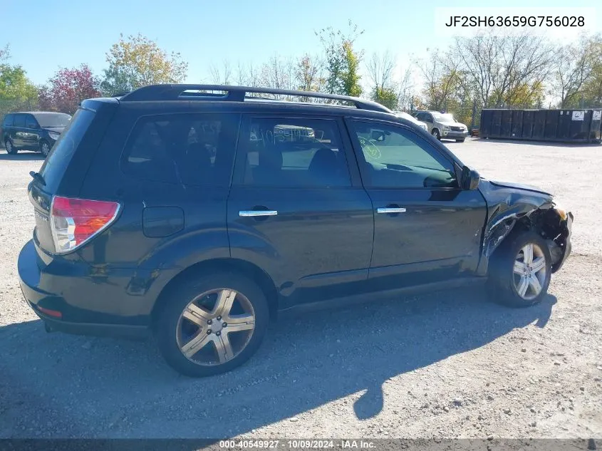 2009 Subaru Forester 2.5X Premium VIN: JF2SH63659G756028 Lot: 40549927